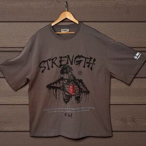 Strength Graphic Tee - Charcoal